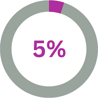 5%